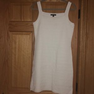 White knit dress with tags